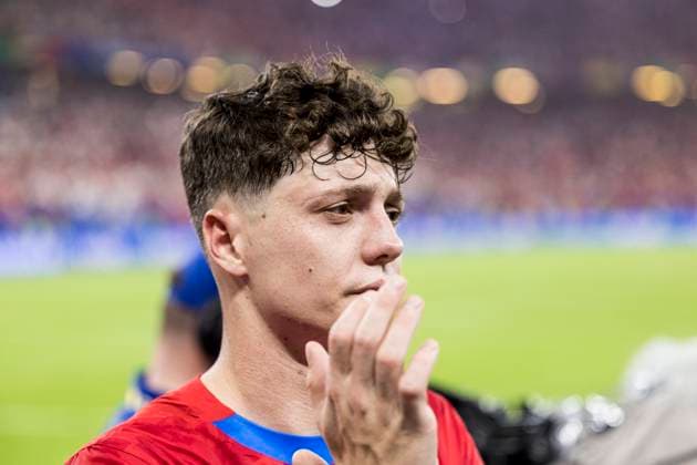 Czechia v Turkey, UEFA EURO, EM, Europameisterschaft,Fussball 2024, Hamburg, Germany Hamburg, Germany. 26th, June 2024. Ladislav Krejci of Czechia seen after the UEFA Euro 2024 match in Group F between Czechia and Turkey at Volksparkstadion in Hamburg. Hamburg Germany  Copyright: xGonzalesxPhoto LassexLagonix