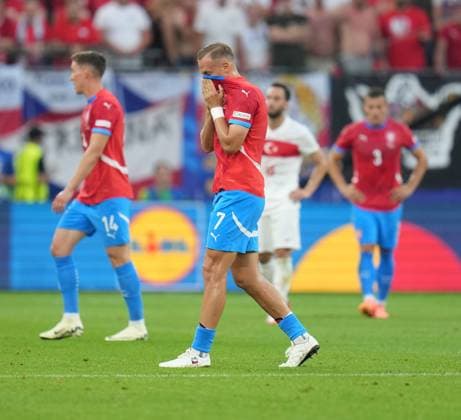 Turkiye s player during UEFA EURO, EM, Europameisterschaft,Fussball 2024 Group F football match between Turkiye and Czechia at Volksparkstadion in Hamburg, Germany, on 26 June, 2024. (Mehmet Sirin Toplaoglu - Depo Photos) 18364619