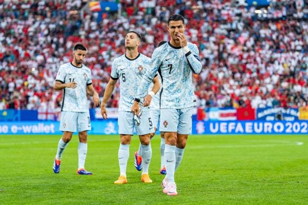 Cristiano Ronaldo Portugal, 07 Georgia vs Portugal, Men, Football, Matchday 3, EURO 2024, 26 06 2024, European Championship, Group F Georgia vs Portugal, Men, Football, Matchday 3, EURO 2024, 26 06 2024, European Championship, Group F Gelsenkirchen Copyright: xEibner-Pressefoto BahhoxKarax EP_GEO