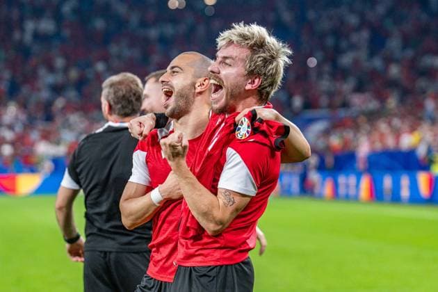 Georgia vs Portugal, Men, Football, Matchday 3, EURO 2024, 26 06 2024, European Championship, Group F Georgia vs Portugal, Men, Football, Matchday 3, EURO 2024, 26 06 2024, European Championship, Group F Gelsenkirchen Copyright: xEibner-Pressefoto BahhoxKarax EP_GEO