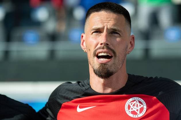 FRANKFURT AM MAIN, GERMANY - JUNE 26: Marek Hamsik of Slovakia during the UEFA EURO, EM, Europameisterschaft,Fussball 2024 group stage match between Slovakia and Romania at Frankfurt Arena on June 26, 2024 in Frankfurt am Main, Germany. Photo by Sebastian Frej Slovakia v Romania: Group E - UEFA EURO 2024 Copyright: xSebastianxFrejx