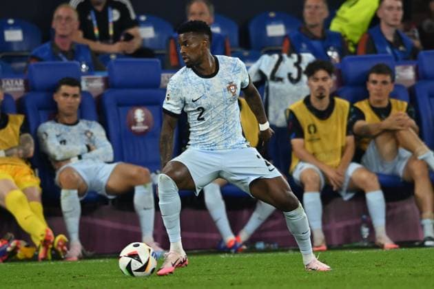 Nelson Semedo (Portugal) during the UEFA EURO, EM, Europameisterschaft,Fussball Germany 2024 match between Georgia 2-0 Portugal at Arena AufSchalke on June 26, 2024 in Gelsenkirchen, Germany. Noxthirdxpartyxsales  (257799342)