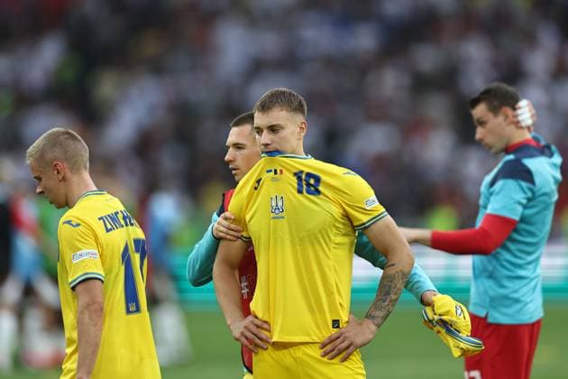 Volodymyr Brazhko (Ukraine) during the UEFA EURO, EM, Europameisterschaft,Fussball Germany 2024 match between Ukraine 0-0 Belgium at Stuttgart Arena on June 26, 2024 in Stuttgart, Germany. Noxthirdxpartyxsales  (257799889)