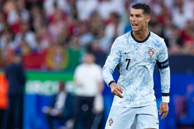 UEFA EURO 2024 Georgia Portugal 26 06 2024 Cristiano Ronaldo Portugal, 7 roars UEFA EURO 2024 Georgia Portugal Arena AufSchalke, Gelsenkirchen, on 26 06 2024 Copyright: xBEAUTIFULxSPORTS Meuselx