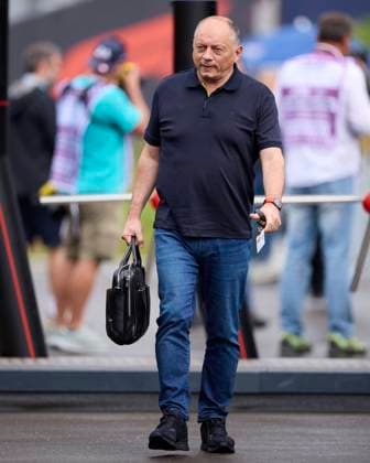 F1 Grand Prix of Austria - Previews Frederic Vasseur of France, Team Principal of Scuderia Ferrari arrives in the Paddock during previews ahead the F1 Grand Prix of Austria at Red Bull Ring on June 27, 2024, in Spielberg, Austria. Spielberg Red Bull Ring Spielberg Austria RL_GPF1AT24_00002 Copyright: xRicardoxLarreinax