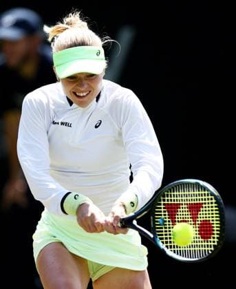 Harriet Dart of Great Britain in action during their Quarter Final match. Rothesay International Eastbourne, Day 5, Tennis, Devonshire Park, Eastbourne, UK - 27 June 2024  Copyright: xJamesxMarsh Shutterstockx 14555505i