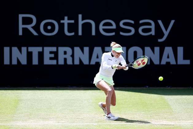 Harriet Dart of Great Britain in action during their Quarter Final match. Rothesay International Eastbourne, Day 5, Tennis, Devonshire Park, Eastbourne, UK - 27 June 2024  Copyright: xJamesxMarsh Shutterstockx 14555505v