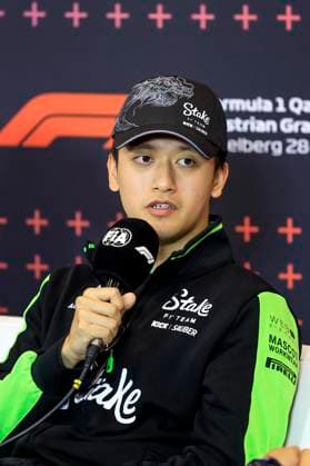 FORMULA 1 - GP of Austria 2024 SPIELBERG,AUSTRIA,27.JUN.24 - MOTORSPORTS, FORMULA 1 - Grand Prix of Austria, Red Bull Ring, preview. Image shows Guanyu Zhou (CHN Sauber).  GEPAxpictures xMarioxBuehner-Weinrauch