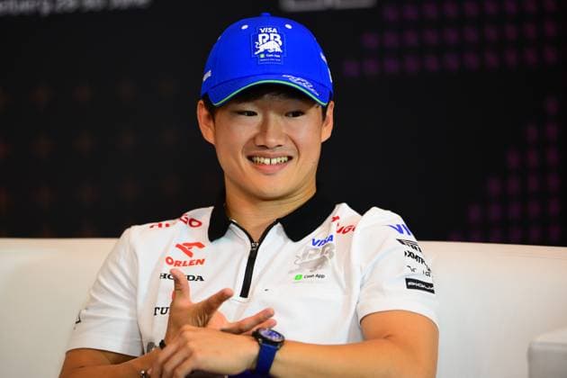 F1 Grand Prix of Austria - Previews Yuki Tsunoda of Visa Cash-Up Racing Bulls is speaking during the official press conference, PK, Pressekonferenz of the Austrian GP, the 11th round of the Formula 1 World Championship, WM, Weltmeisterschaft 2024, in Red Bull Ring, Spielberg Bei Knittenfeld, Stirya, Austria, on June 27, 2024. Spielberg Bei Knittenfeld Stirya Austria  Copyright: xAndreaxDiodatox originalFilename:diodato-notitle240627_npM4h.jpg