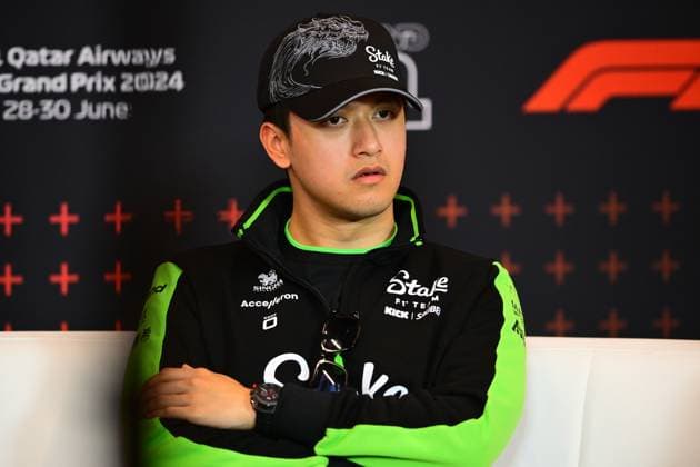 F1 Grand Prix of Austria - Previews Guanyu Zhou of Stake F1 Team KICK Sauber is speaking during the official press conference, PK, Pressekonferenz of the Austrian GP, the 11th round of the Formula 1 World Championship, WM, Weltmeisterschaft 2024, in Red Bull Ring, Spielberg Bei Knittenfeld, Stirya, Austria, on June 27, 2024. Spielberg Bei Knittenfeld Stirya Austria  Copyright: xAndreaxDiodatox originalFilename:diodato-notitle240627_npSue.jpg