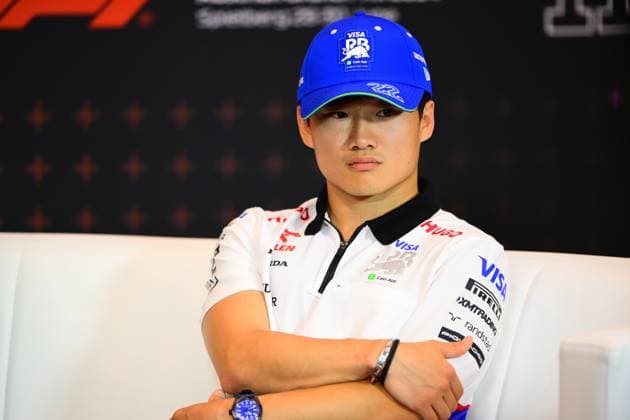 F1 Grand Prix of Austria - Previews Yuki Tsunoda of Visa Cash-Up Racing Bulls is speaking during the official press conference, PK, Pressekonferenz of the Austrian GP, the 11th round of the Formula 1 World Championship, WM, Weltmeisterschaft 2024, in Red Bull Ring, Spielberg Bei Knittenfeld, Stirya, Austria, on June 27, 2024. Spielberg Bei Knittenfeld Stirya Austria  Copyright: xAndreaxDiodatox originalFilename:diodato-notitle240627_npkdG.jpg