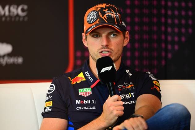 F1 Grand Prix of Austria - Previews Max Verstappen of Red Bull Racing Honda is speaking during the official press conference, PK, Pressekonferenz of the Austrian GP, the 11th round of the Formula 1 World Championship, WM, Weltmeisterschaft 2024, in Red Bull Ring, Spielberg Bei Knittenfeld, Stirya, Austria, on June 27, 2024. Spielberg Bei Knittenfeld Stirya Austria Copyright: xAndreaxDiodatox originalFilename:diodato-notitle240627_npVew.jpg