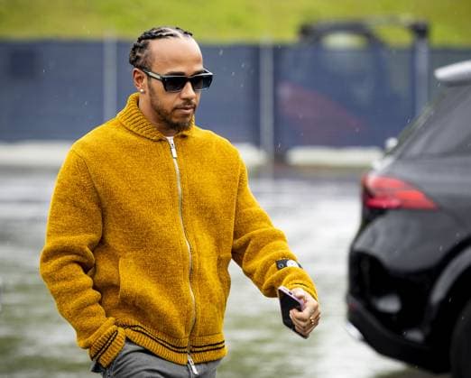 SPIELBERG - Lewis Hamilton (Mercedes) arrives at the Red Bull Ring race circuit in the run-up to the Austrian Grand Prix. ANP SEM VAN DER WAL xVIxANPxSportx xxANPxIVx 502193377 originalFilename: 502193377.jpg