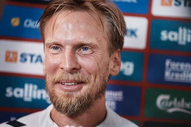 Assistant coach Christian Poulsen during the national teams mixed zone in Freudenstadt, Germany Thursday, June 27, 2024 Photo Liselotte Sabroe Ritzau Scanpix , Freudenstadt Germany  Copyright: Ritzau Scanpix LiselottexSabroex spdk20240627-101012-L