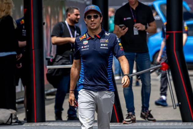SPIELBERG, AUSTRIA: Sergio Perez, racing for the Red Bull Racing team during the 2024 Formula 1 Austrian Grand Prix at the Red Bull Ring in Spielberg, Austria