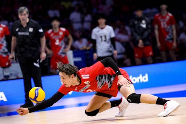 LODZ 27.06.2024 MECZ SIATKARSKA LIGA NARODOW 2024 PILKA SIATKOWA --- FIVB VOLLEYBALL NATIONS LEAGUE MATCH: JAPONIA - KANADA --- JAPAN - CANADA N Z TAISHI ONODERA FOT. PAWEL PIOTROWSKI 400mm.pl NEWSPIX.PL --- Newspix.pl  20240627PAP024