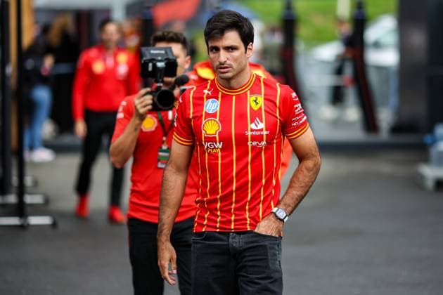 55 Carlos Sainz ESP, Scuderia Ferrari HP , F1 Grand Prix of Austria at Red Bull Ring on June 27, 2024 in Spielberg, Austria Photo by HOCH ZWEI Spielberg Austria