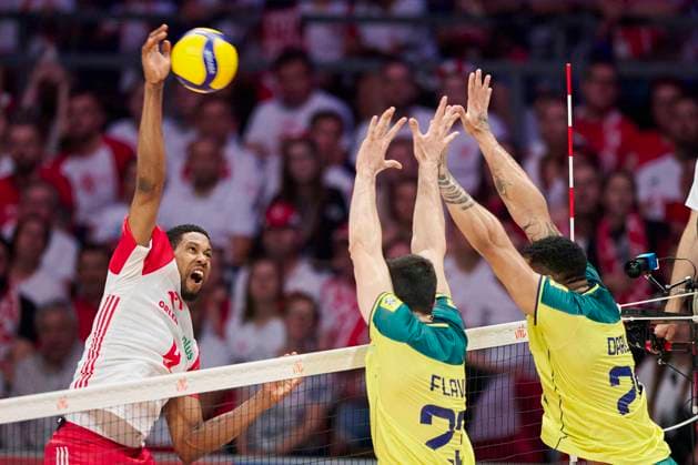Volleyball, Nations League, Poland - Brazil