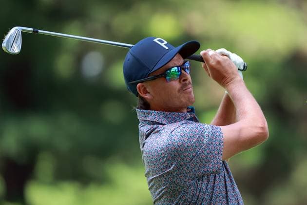 Rocket Mortgage Classic Rickie Fowler of Murrieta, California hits from the 8th fairway during the first round of the Rocket Mortgage Classic at Detroit Golf Club on Thursday, June 27, 2024 in Detroit, Michigan. Detroit Michigan United States  Copyright: xAmyxLemusx originalFilename:lemus-rocketmo240627_np9ts.jpg