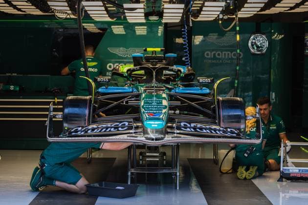 Red Bull Ring, Spielberg, Austria. 27.June.2024; Aston Martin Aramco F1 car during Formula One Austrian Grand Prix  (257868982)