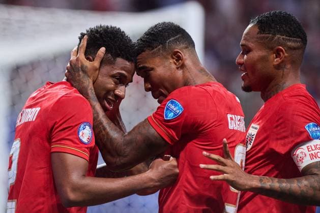 RECORD DATE NOT STATED Copa America USA 2024 Panama vs United States Cesar Blackman celebrates his goal 1-1 of Panama during the CONMEBOL Copa America 2024 group C match between Panama and United States (USA), at Mercedes Benz Stadium, on June 27, 2024 in Atlanta, Georgia, United States. ATLANTA GEORGIA UNITED STATES  Copyright: xJONATHANxDUENASx 20240627173148_CA_GC_2024_PAN_USA_BLACKMAN93