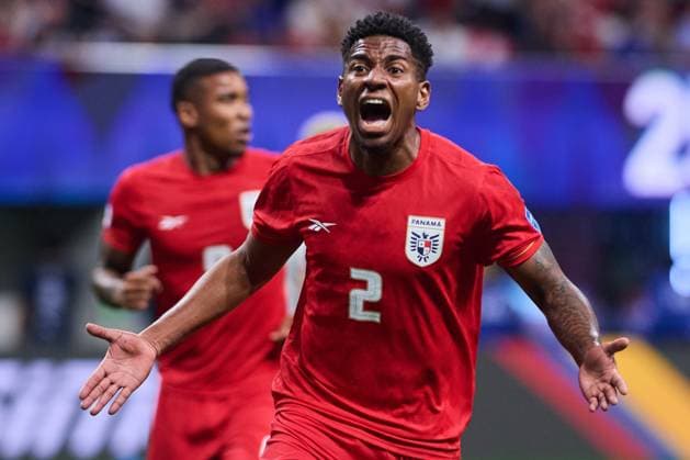 RECORD DATE NOT STATED Copa America USA 2024 Panama vs United States Cesar Blackman celebrates his goal 1.1 of Panama during the CONMEBOL Copa America 2024 group C match between Panama and United States (USA), at Mercedes Benz Stadium, on June 27, 2024 in Atlanta, Georgia, United States. ATLANTA GEORGIA UNITED STATES  Copyright: xJONATHANxDUENASx 20240627180932_CA_GC_2024_PAN_USA_BLACKMAN160
