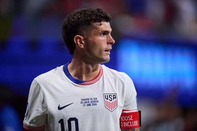 RECORD DATE NOT STATED Copa America USA 2024 Panama vs United States Christian Pulisic of United States during the CONMEBOL Copa America 2024 group C match between Panama and United States (USA), at Mercedes Benz Stadium, on June 27, 2024 in Atlanta, Georgia, United States. ATLANTA GEORGIA UNITED STATES  Copyright: xJosexLuisxMelgarejox 20240627181659_CA_GC_2024_PAN_USA_PULISIC165