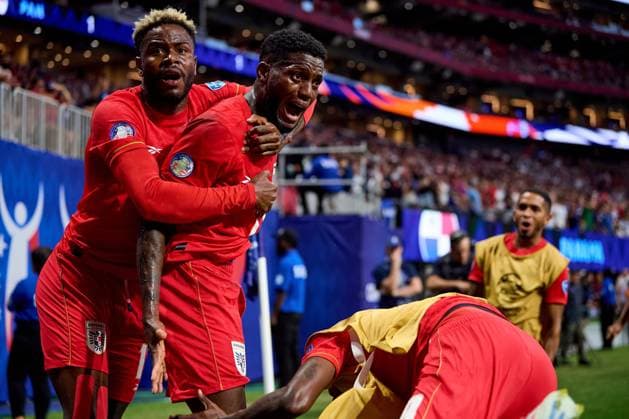 RECORD DATE NOT STATED Copa America USA 2024 Panama vs United States Jose Fajardo celebrates his goal 2-1 of Panama during the CONMEBOL Copa America 2024 group C match between Panama and United States (USA), at Mercedes Benz Stadium, on June 27, 2024 in Atlanta, Georgia, United States. ATLANTA GEORGIA UNITED STATES  Copyright: xJosexLuisxMelgarejox 20240627185454_CA_GC_2024_PAN_USA_FAJARDO213