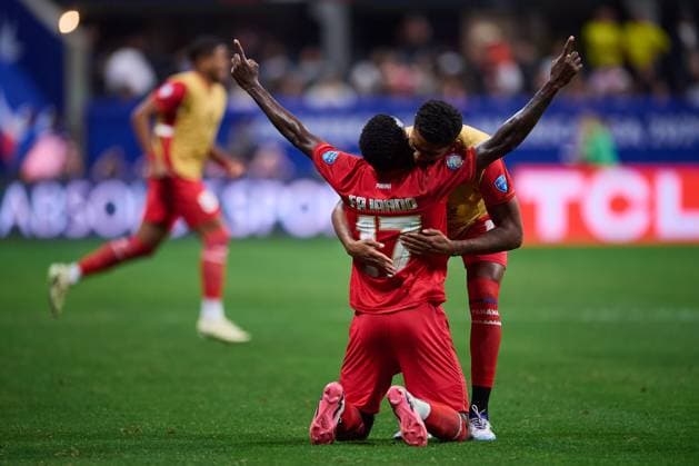 RECORD DATE NOT STATED Copa America USA 2024 Panama 2-1 United States Jose Fajardo celebrates his goal 2-1 of Panama during the CONMEBOL Copa America 2024 group C match between Panama and United States (USA), at Mercedes Benz Stadium, on June 27, 2024 in Atlanta, Georgia, United States. ATLANTA GEORGIA UNITED STATES  Copyright: xJosexLuisxMelgarejox 20240627191209_CA_GC_2024_PAN_USA_FAJARDO246