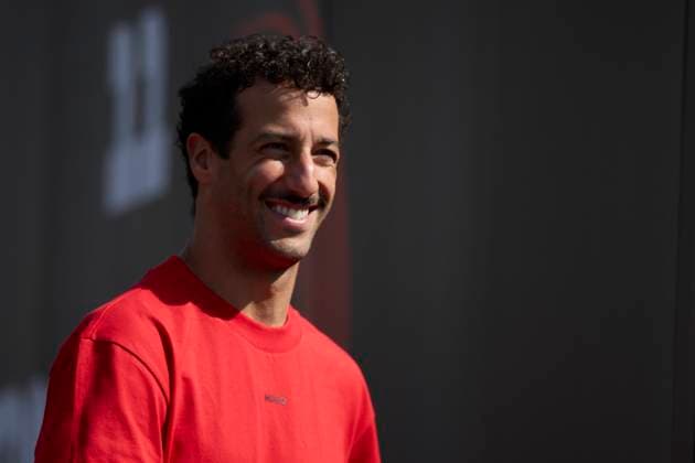 F1 Grand Prix of Austria - Practice Daniel Ricciardo of Australia and Visa Cash App RB Formula One Team arrives in the Paddock during practice ahead the F1 Grand Prix of Austria at Red Bull Ring on June 28, 2024, in Spielberg, Austria. Spielberg Red Bull Ring Spielberg Austria RL_GPF1AT24_00152 Copyright: xRicardoxLarreinax