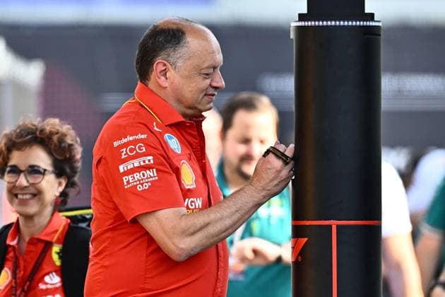 28 06 2024, xrarjax, Motorsport FIA Formula 1, Grand Prix of Austria 2024 emspor, v l Team Principal Frederic Fred Vasseur Ferrari FIA REGULATIONS PROHIBIT ANY USE OF PHOTOGRAPHS as IMAGE SEQUENCES and or QUASI VIDEO Spielberg