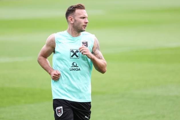 SOCCER - UEFA EURO, EM, Europameisterschaft,Fussball 2024 BERLIN,GERMANY,28.JUN.24 - SOCCER -UEFA EURO 2024, OEFB, Oesterreichischer Fussball-Bund, training. Image shows Andreas Weimann (AUT).  GEPAxpictures xArminxRauthner