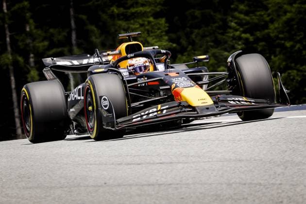 SPIELBERG - Max Verstappen (Red Bull Racing) during the 1st free practice on the Red Bull Ring race circuit in the run-up to the Austrian Grand Prix. ANP SEM VAN DER WAL xVIxANPxSportx xxANPxIVx 502256654 originalFilename: 502256654.jpg