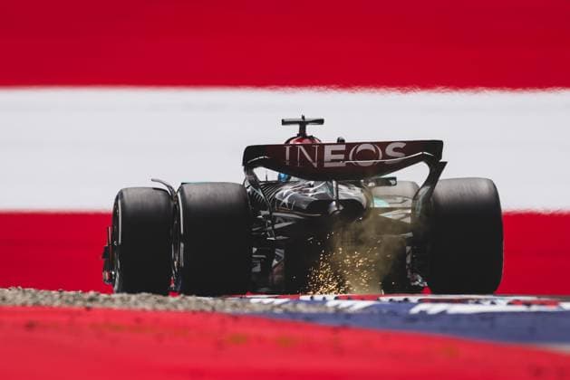 FORMULA 1 - GP of Austria 2024 SPIELBERG,AUSTRIA,28.JUN.24 - MOTORSPORTS, FORMULA 1 - Grand Prix of Austria, Red Bull Ring, free practice. Image shows George Russell (GBR Mercedes).  GEPAxpictures xDanielxGoetzhaber