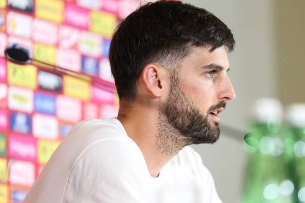 SOCCER - UEFA EURO, EM, Europameisterschaft,Fussball 2024 BERLIN,GERMANY,28.JUN.24 - SOCCER -UEFA EURO 2024, OEFB, Oesterreichischer Fussball-Bund, press conference, PK, Pressekonferenz Image shows Florian Grillitsch (AUT). GEPAxpictures xArminxRauthner