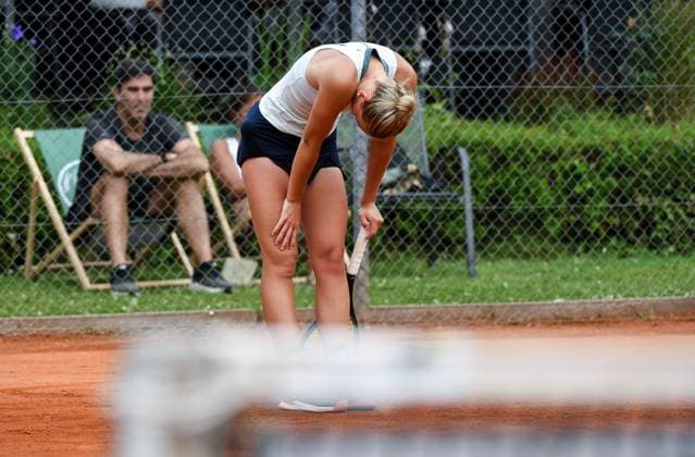 28 06 2024, xpsx, Tennis ITF Tournament, v l Philippa Faerber GER Bruchköbel Hessen Germany DEU