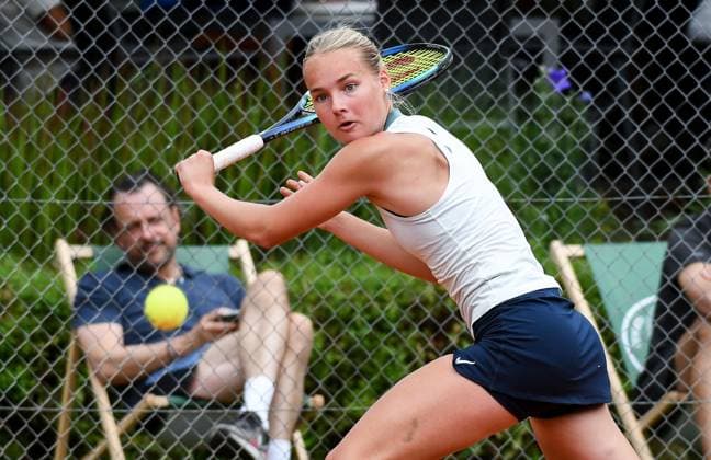 Tennis, ITF tournament in Bruchköbel