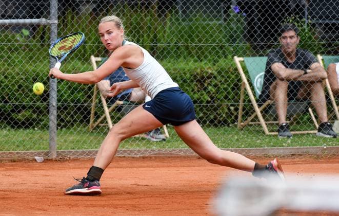 28 06 2024, xpsx, Tennis ITF Tournament, v l Philippa Faerber GER Bruchköbel Hessen Germany DEU