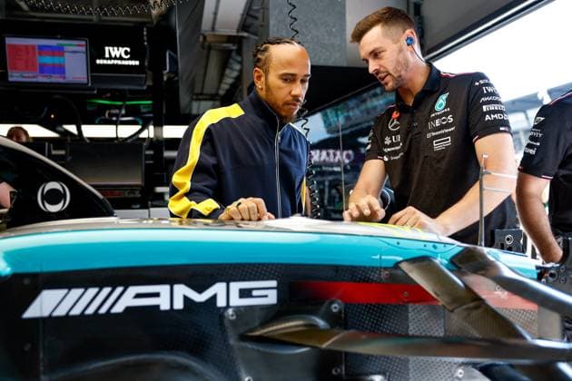 44 Lewis Hamilton GBR, Mercedes AMG Petronas F1 Team , F1 Grand Prix of Austria at Red Bull Ring on June 28, 2024 in Spielberg, Austria Photo by HOCH ZWEI Spielberg Austria