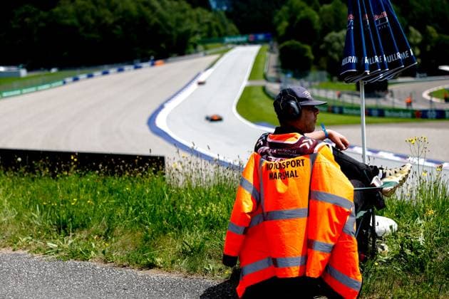 Marshal, F1 Grand Prix of Austria at Red Bull Ring on June 28, 2024 in Spielberg, Austria Photo by HOCH ZWEI Spielberg Austria