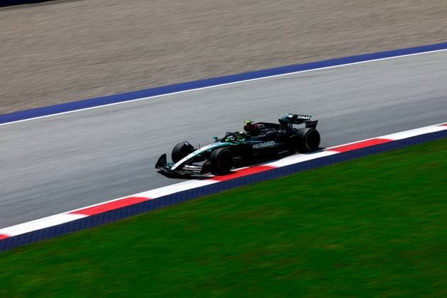 44 Lewis Hamilton GBR, Mercedes AMG Petronas F1 Team , F1 Grand Prix of Austria at Red Bull Ring on June 28, 2024 in Spielberg, Austria Photo by HOCH ZWEI Spielberg Austria