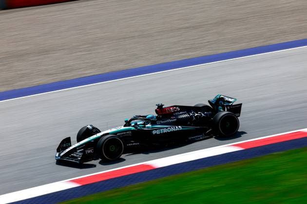 63 George Russell GBR, Mercedes AMG Petronas F1 Team , F1 Grand Prix of Austria at Red Bull Ring on June 28, 2024 in Spielberg, Austria Photo by HOCH ZWEI Spielberg Austria