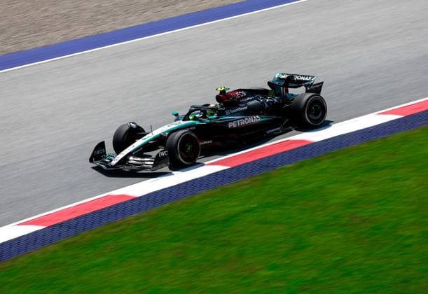 44 Lewis Hamilton GBR, Mercedes AMG Petronas F1 Team , F1 Grand Prix of Austria at Red Bull Ring on June 28, 2024 in Spielberg, Austria Photo by HOCH ZWEI Spielberg Austria