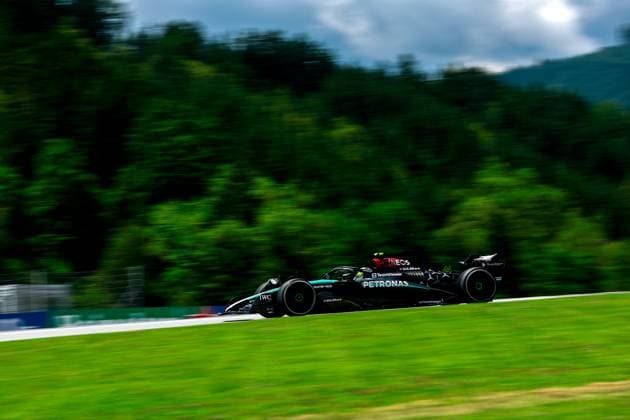 44 Lewis Hamilton GBR, Mercedes AMG Petronas F1 Team , F1 Grand Prix of Austria at Red Bull Ring on June 28, 2024 in Spielberg, Austria Photo by HOCH ZWEI Spielberg Austria