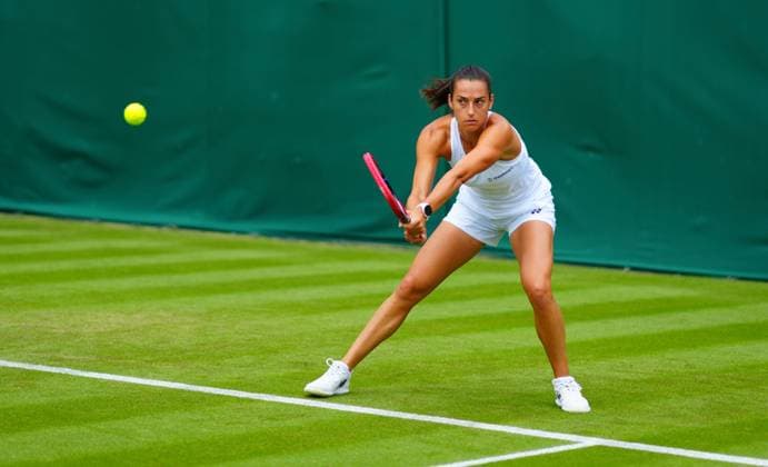 Caroline Garcia practices Wimbledon Tennis Championships, Practice and Previews, The All England Lawn Tennis and Croquet Club, London, UK - 28 Jun 2024  Copyright: xJavierxGarcia Shutterstockx 14560178g