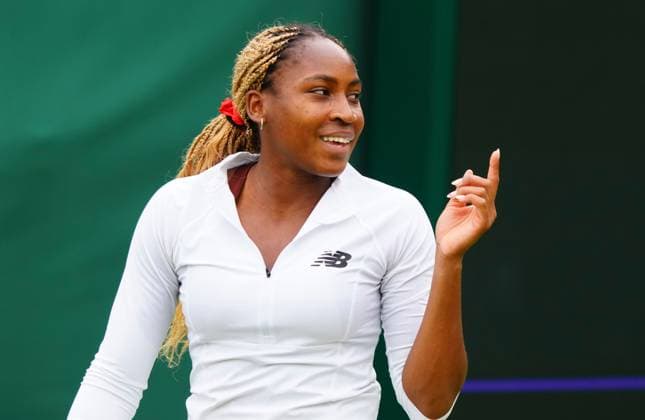 Coco Gauff practices Wimbledon Tennis Championships, Practice and Previews, The All England Lawn Tennis and Croquet Club, London, UK - 28 Jun 2024  Copyright: xJavierxGarcia Shutterstockx 14560178br
