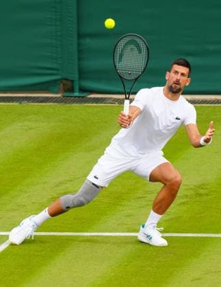 Novak Djokovic practices Wimbledon Tennis Championships, Practice and Previews, The All England Lawn Tennis and Croquet Club, London, UK - 28 Jun 2024  Copyright: xJavierxGarcia Shutterstockx 14560178cz