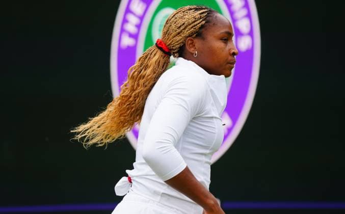 Coco Gauff practices Wimbledon Tennis Championships, Practice and Previews, The All England Lawn Tennis and Croquet Club, London, UK - 28 Jun 2024  Copyright: xJavierxGarcia Shutterstockx 14560178cj