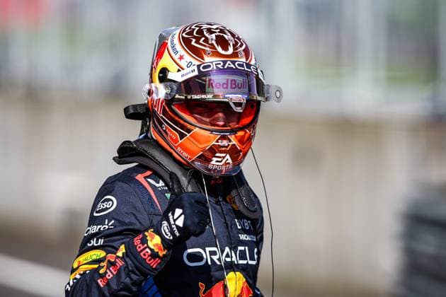 VERSTAPPEN Max (ned), Red Bull Racing RB20, portrait pole position sprint qualy during the Formula 1 Qatar Airways Austrian Grand Prix 2024, 11th round of the 2024 Formula One World Championship, WM, Weltmeisterschaft from June 28 to 30, 2024 on the Red Bull Ring, in Spielberg, Austria - F1 - AUSTRIAN GRAND PRIX 2024 DPPI Panoramic  240628_R11_AUSTRIA_DP_XB3_7737