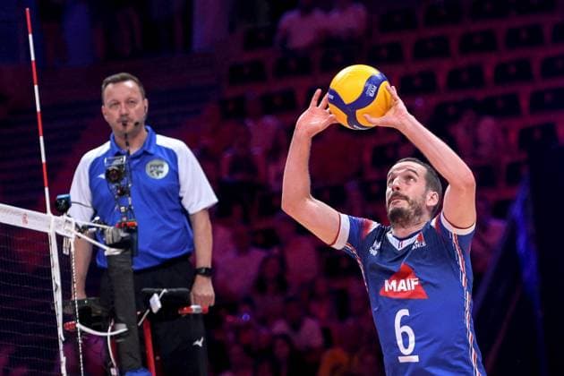 LODZ 28.06.2024 MECZ SIATKARSKA LIGA NARODOW 2024 PILKA SIATKOWA --- FIVB VOLLEYBALL NATIONS LEAGUE MATCH: WLOCHY - FRANCJA --- ITALY - FRANCE N Z BENJAMIN TONIUTTI FOT. PAWEL PIOTROWSKI 400mm.pl NEWSPIX.PL --- Newspix.pl POLAND OUT!  20240628PAP024